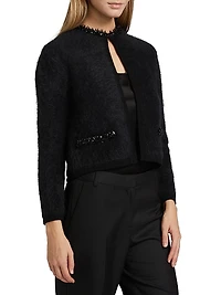 Madeline Embellished Alpaca-Blend Cardigan