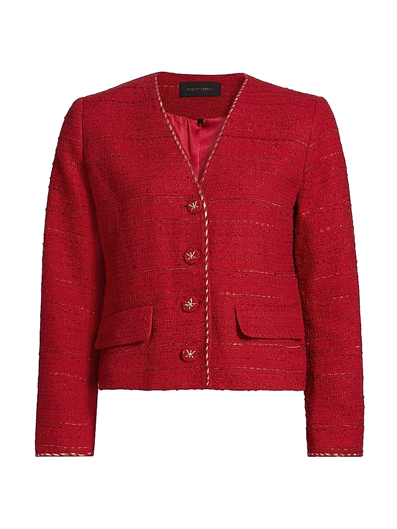 Clara Tweed Cropped Jacket