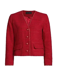 Clara Tweed Cropped Jacket
