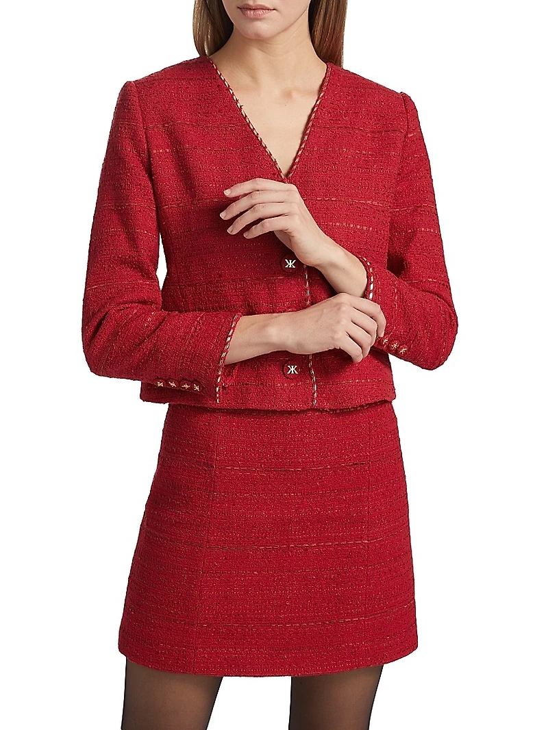 Clara Tweed Cropped Jacket