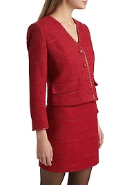 Clara Tweed Cropped Jacket