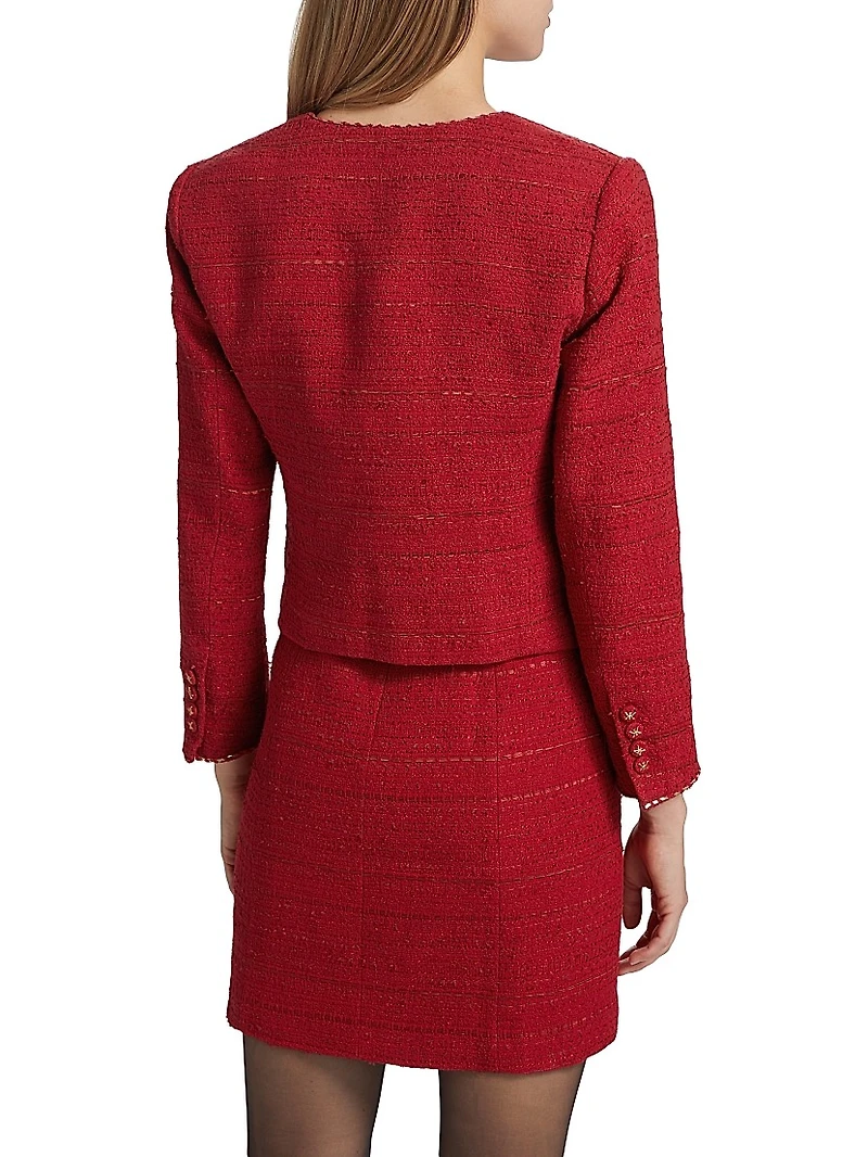 Clara Tweed Cropped Jacket