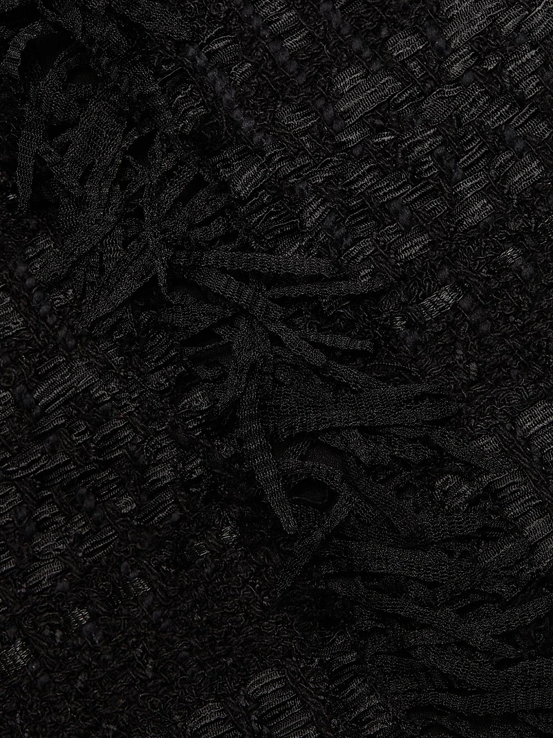 Harper Fringed Tweed Jacket