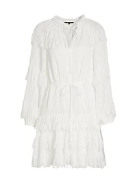 Nora Fringe Chiffon Dress