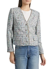 Lily Tweed Crop Jacket