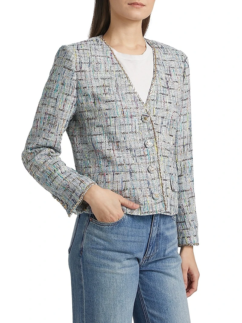 Lily Tweed Crop Jacket