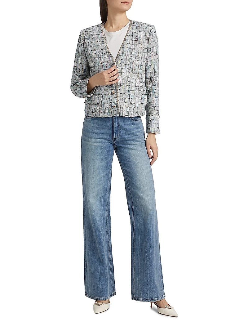 Lily Tweed Crop Jacket