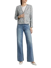 Lily Tweed Crop Jacket