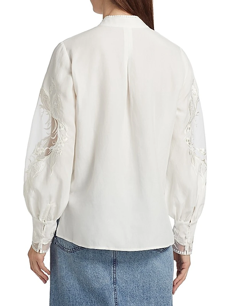 Angela Embroidered Blouse