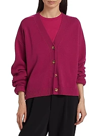 Merino Wool V-Neck Cardigan