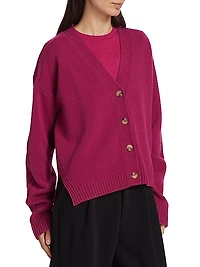 Merino Wool V-Neck Cardigan