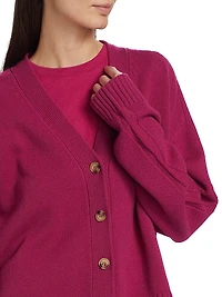 Merino Wool V-Neck Cardigan