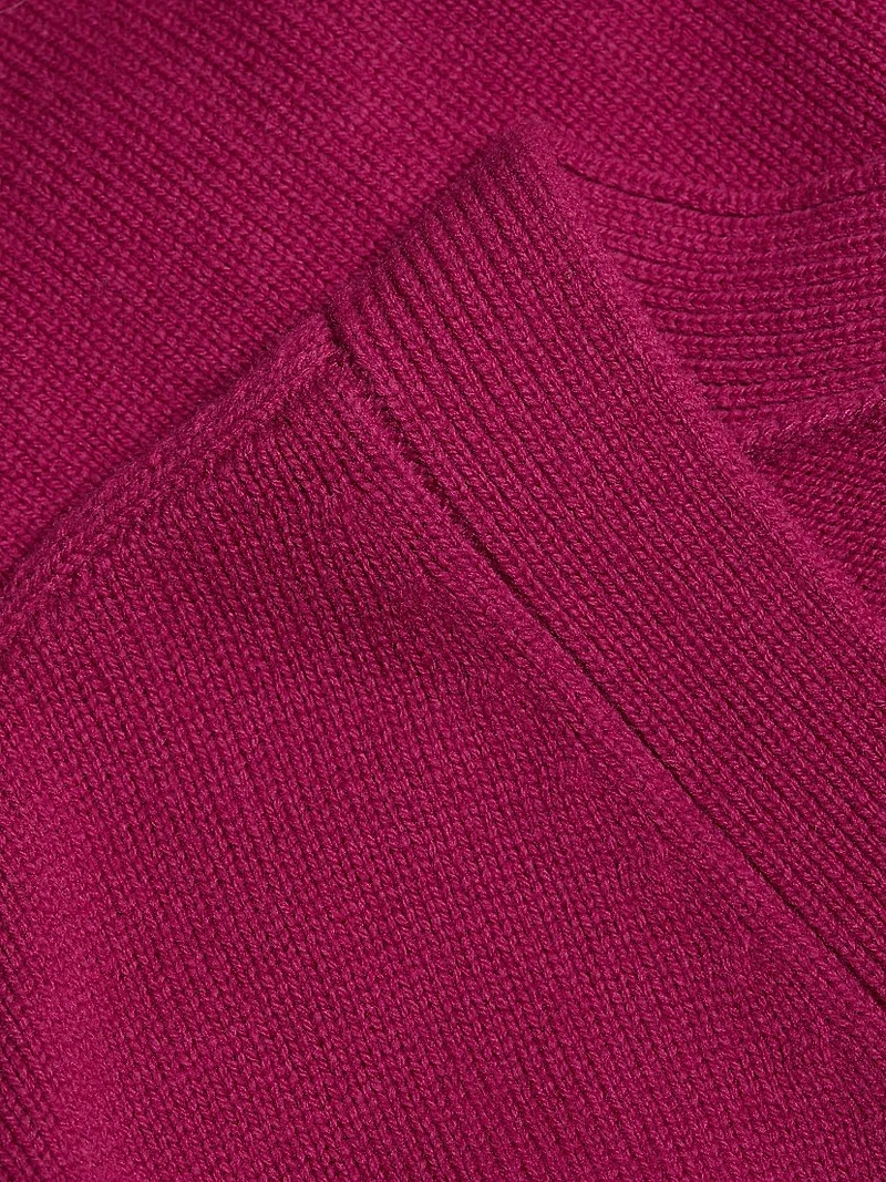 Merino Wool V-Neck Cardigan
