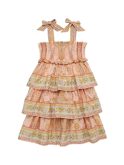 Baby Girl's, Little Girl's & Girl's Wylie Tiered Shirred Dress