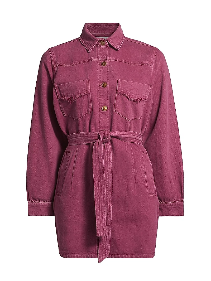 Gaia Tie-Waist Minidress