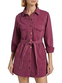 Gaia Tie-Waist Minidress