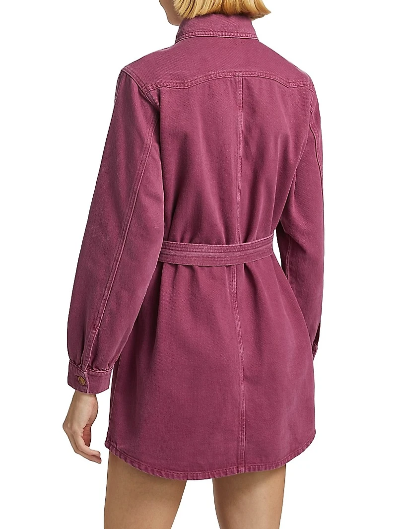 Gaia Tie-Waist Minidress
