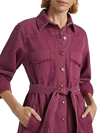 Gaia Tie-Waist Minidress