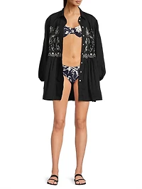 Pippa Embroidered Minidress