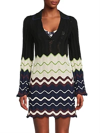 Miles Cotton-Blend Minidress
