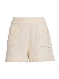 Mare Cotton-Blend Bouclé Shorts