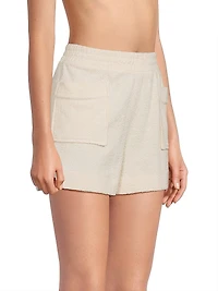 Mare Cotton-Blend Bouclé Shorts