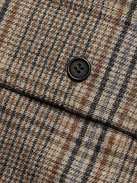 Evander Plaid Wool-Blend Work Shirt