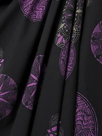 Ikiagi Geometric Cotton-Silk Sleeveless Midi-Dress