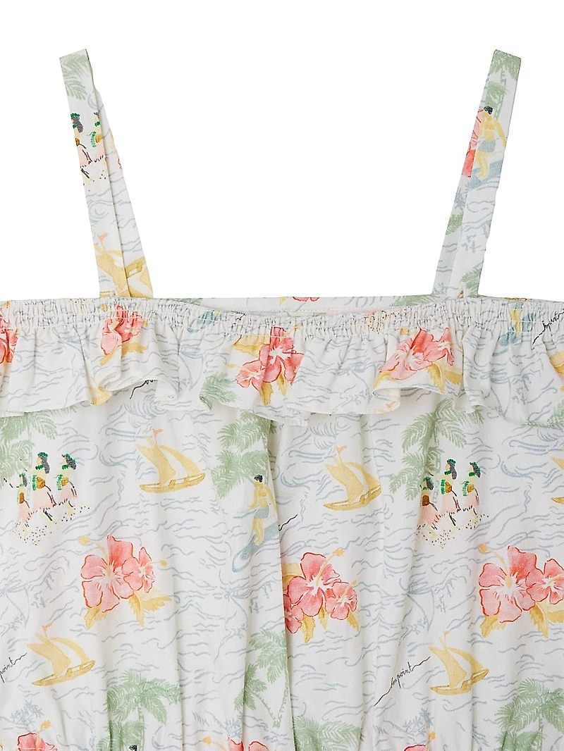 Little Girl's & Girl's Cruise Agrume Romper