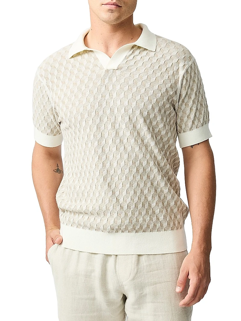 Galdfield Knit Polo Shirt