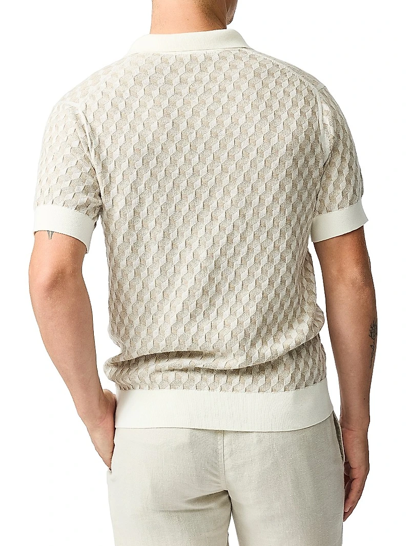 Galdfield Knit Polo Shirt