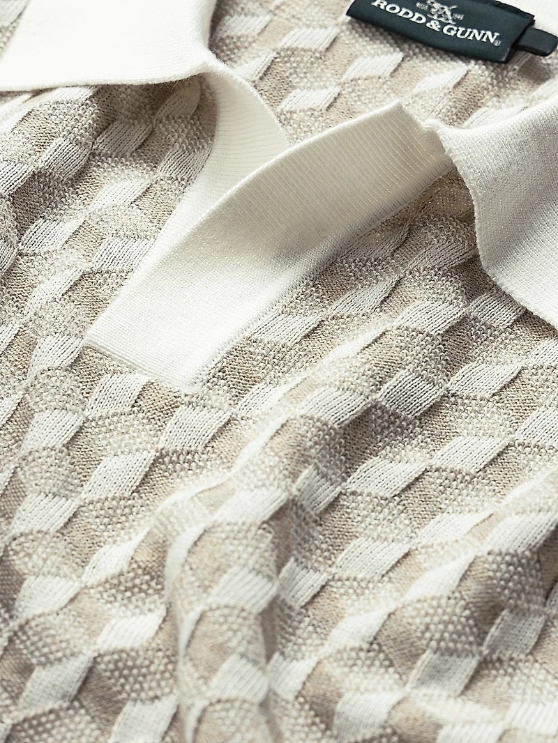 Galdfield Knit Polo Shirt