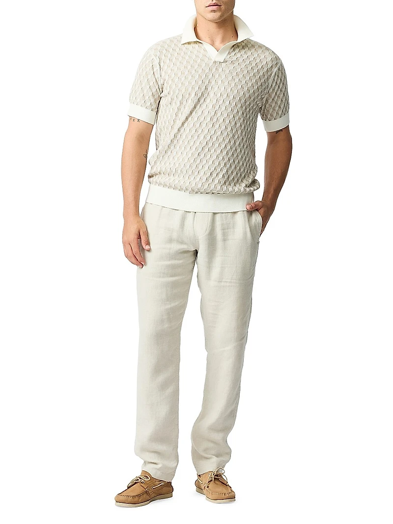 Galdfield Knit Polo Shirt