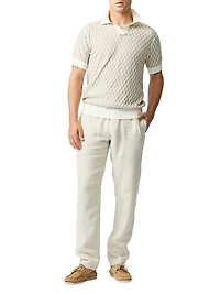 Galdfield Knit Polo Shirt