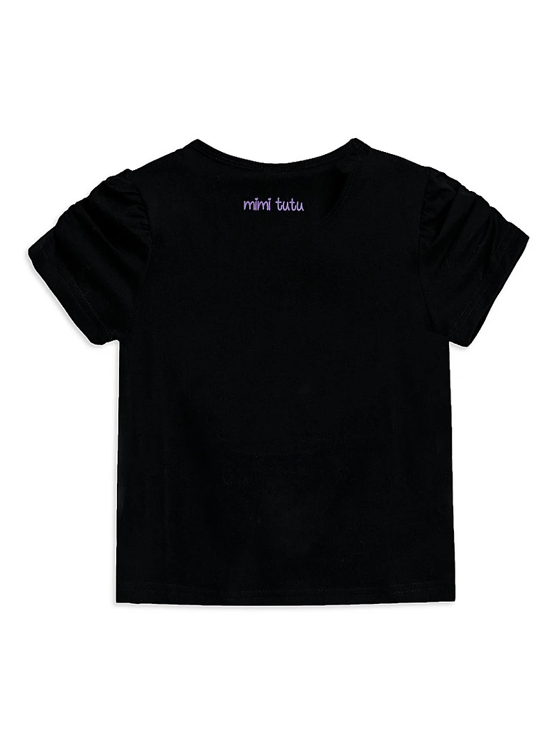 Little Girl's & Puppy T-Shirt