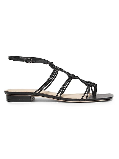 Strappy Gladiator Leather Sandals