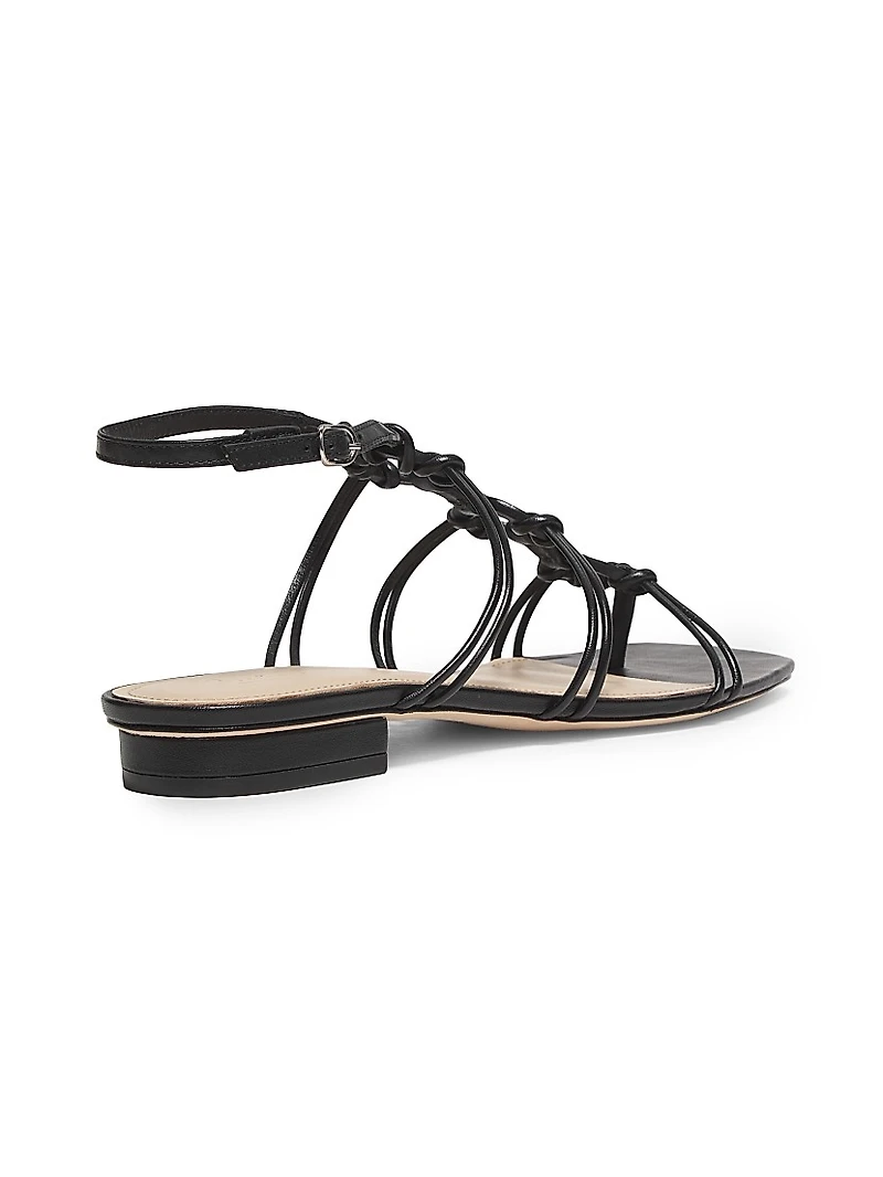 Strappy Gladiator Leather Sandals