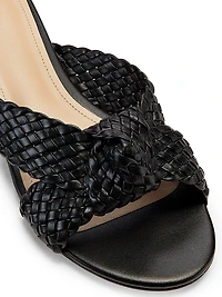 Braided Knot Leather Sandals