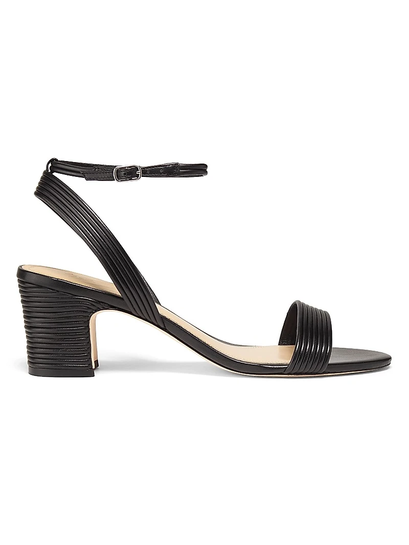 Ankle Strap 60MM Corded Leather Sandals