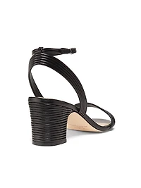 Ankle Strap 60MM Corded Leather Sandals