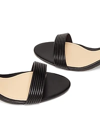 Ankle Strap 60MM Corded Leather Sandals