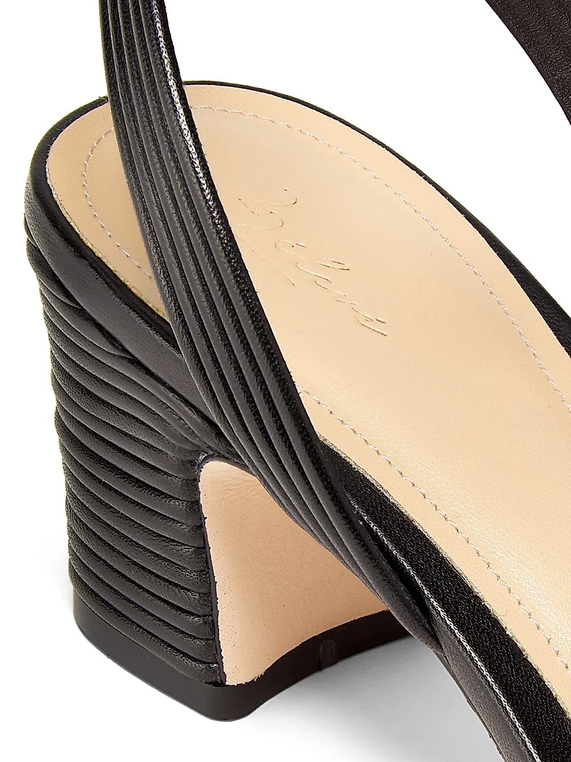 Ankle Strap 60MM Corded Leather Sandals