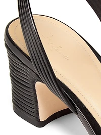 Ankle Strap 60MM Corded Leather Sandals