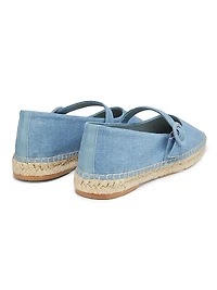 Mary Jane Denim Espadrilles