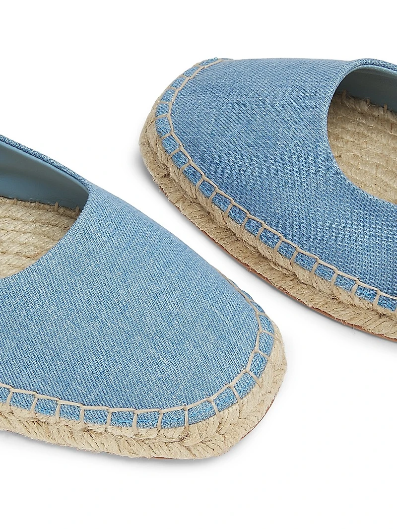 Mary Jane Denim Espadrilles