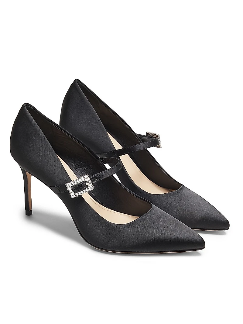 Satin 90MM Pumps