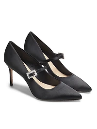 Satin 90MM Pumps