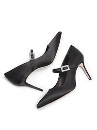 Satin 90MM Pumps