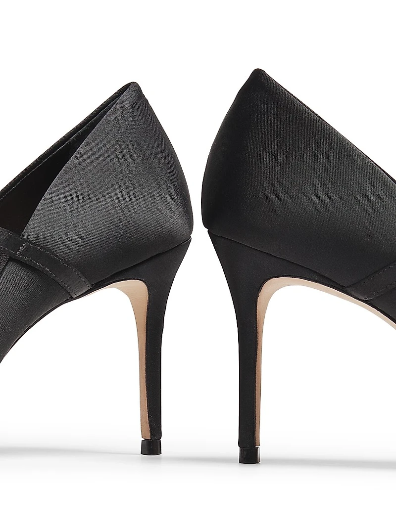 Satin 90MM Pumps