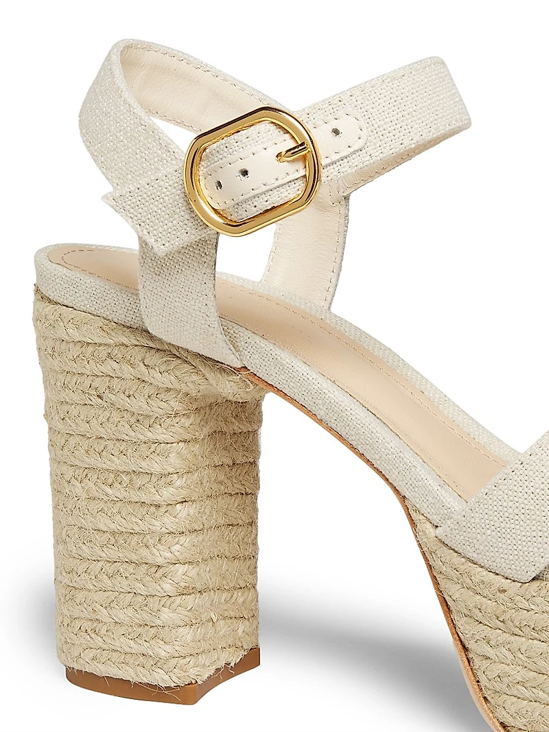Platform Espadrille High-Heel Sandals